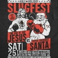 thumbnail image 2 of Mens Funny T Shirts Holy Holiday Slugfest Sarcastic Christmas Boxing Match Flyer Graphic Tee for Men Graphic Tees, 2 of 9