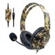 thumbnail image 1 of Auriculares grandes con Camuflaje YUANXCMXG Auriculares con cable para juegos amarillo-verde, 1 of 4