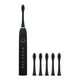 thumbnail image 2 of Cepillo de dientes eléctrico con 6 cabezales y 6 modos de limpieza | Resistente al agua IPX7 | Batería de 60 días de duración | Recargable por USB para adultos, 2 of 9