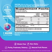 Digestive Advantage Daily Probiotic Gummies, Natural Fruit Flavors, Helps Protein Absorption, Supports Immune Health, Gut Health, 60 Gummies