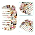 thumbnail image 3 of Unique Bargains Hair Comb Wide Tooth Anti-Static Pocket Size for Curly Hair Multicolor, 3 of 7