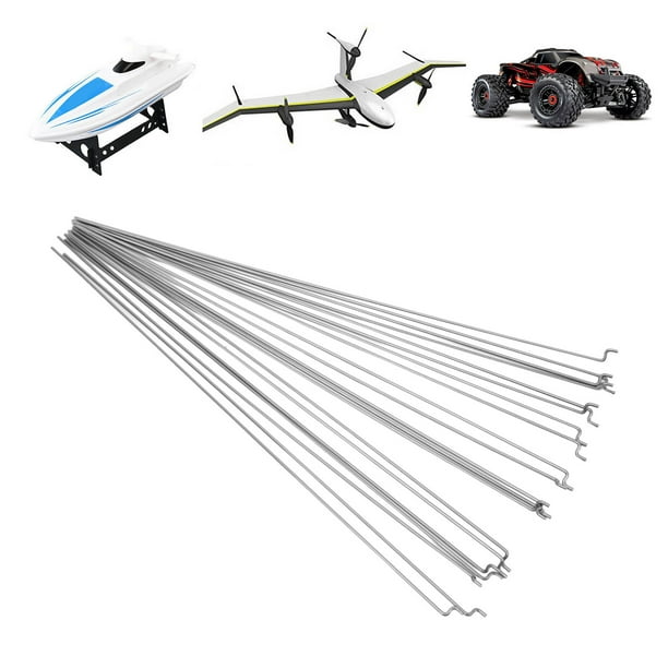 Varillas De Empuje De Acero Z, Varillas De Empuje De Avión RC De Alta Dureza De 200 Mm Prevención De Oxidación Para Modelo De Helicóptero | Bodega Aurrera En Línea