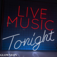 thumbnail image 3 of Glowneon Live Music Tonight Neon Sign, Live Music Bar Wall Led Sign, 3 of 5