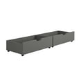thumbnail image 5 of Donco Kids Contempo Mission Twin Dark Grey Bed with Dual Underbed Drawers, 5 of 6