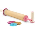 thumbnail image 3 of Adjustable Rolling Pin, Wood and Nylon, 12-Inch Barrel, 3 of 5