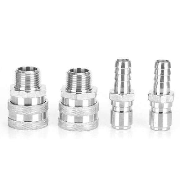 Brewing Connector, 4pcs Quick Connector For Home Beer Brewing For Family Breweries