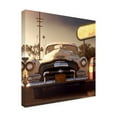 thumbnail image 4 of Canvas Wall Art - Ray Heere 'Route 66 4' Wall Art for Living Room, Bedroom, or Office Décor by Trademark Fine Art - 14 x 14 Inches, 4 of 4