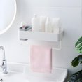 thumbnail image 4 of Estante de baño Fiudx Organizador sin perforaciones montado en la pared, 4 of 6