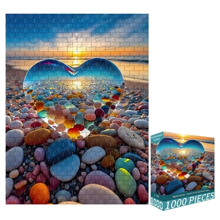 BESTSKY 2026 New 1000 Pieces Jigsaw Puzzles,Unique Puzzles for Adults,Stress Relief Adult Puzzles,27.6X19.7 Inches Family Puzzle Time