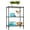 Black, variant on YRLLENSDAN Adjustable 3 Tier Wire Shelving Unit Rack, 23Lx13.2Wx30.2H Metal Bathroom Storage Shelves for Bedroom Heavy Duty Metal Shelves for Storage Kitchen
