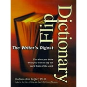 The Writer's Digest Flip Dictionary (Hardcover)