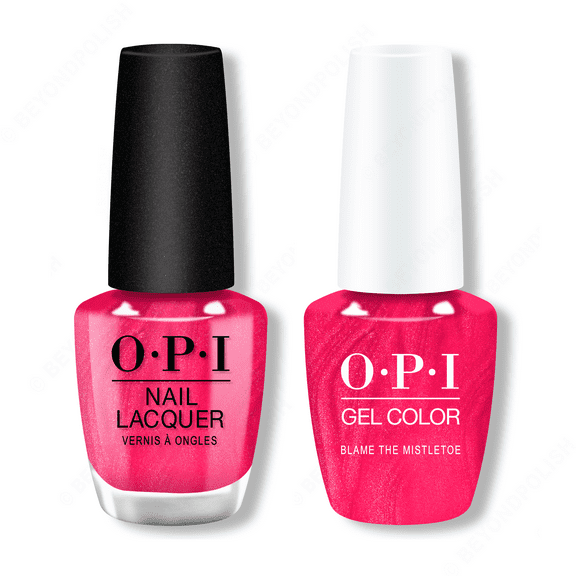OPI Nail Lacquer   GelColor Nail Polish Combo Set [Blame the Mistletoe Q10] TERRIBLY NICE Collection Winter 2023 * BEAUTY TALK LA *