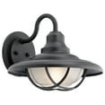 thumbnail image 1 of Kichler 49693BKT Harvest Ridge 100W 1 LED Light Outdoor Wall Lantern, Textured Black, 1 of 1