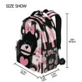 thumbnail image 4 of DIXRUYEE Backpack Schoolbag Charming Heart Bear Pattern 15L/18L 2-SIZE, 4 of 8