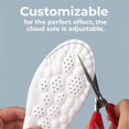 thumbnail image 5 of 2 Pairs 4d Cloud Technology Insoles-soft Foot Protection Cloud Insole,u-shape Memory Foam Sports Insoles For Men Women, 5 of 5