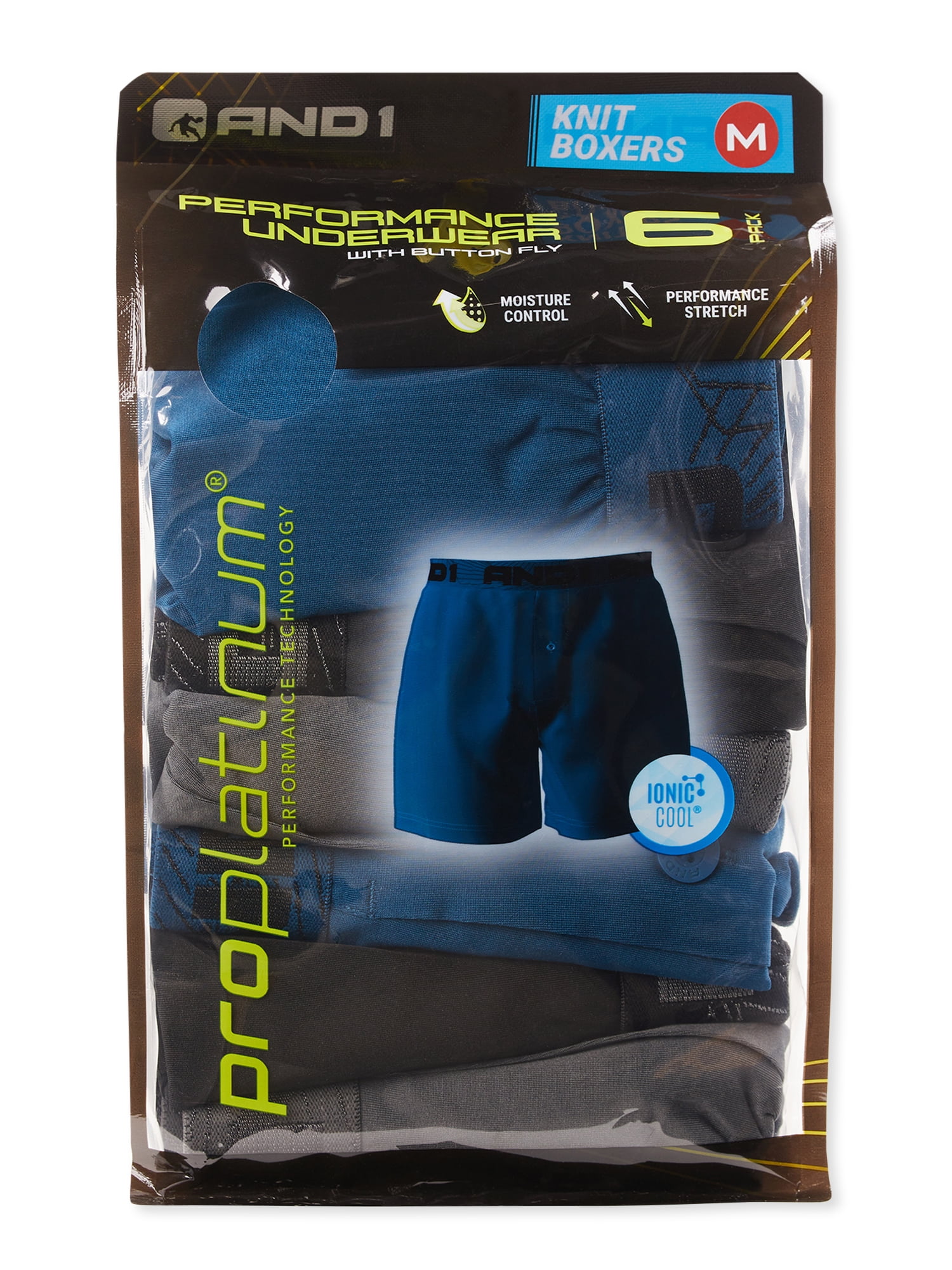 6PK AND1 KNIT BOXERS