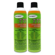 QTY 2 POLYMAT 777 Spray Glue Multipurpose Adhesive for General Maintenance
