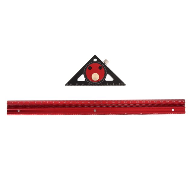 Uadme Regla De Orificios, Regla De Marcado De Carpintería, Regla De Orificios De Carpintería De 300 Mm Marcado De Posicionamiento De Aleación De Aluminio Regla De Línea Giratoria De 360 Grados