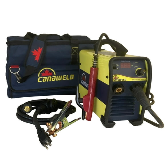 CANAWELD Stick Welder MADE IN CANADA 160 Amp Portable Arc Welding Inverter Machine 162 D TIG Welder Ability to Select Between 120 V & 240 V IGBT Generator Compatible- 3 Years Warranty