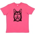 thumbnail image 3 of Inktastic Siberian Husky Sketch Portrait Youth T-Shirt, 3 of 5