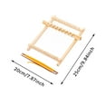 thumbnail image 3 of Forestwhale Weaving Loom Wooden Multi-Craft Weaving Loom Tapestry Loom Mini DIY Hand-Knitting Weaving Machine with Loom Stick Bar for Beginners Handcraft Loom, 3 of 6