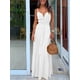 thumbnail image 3 of Vestido de verano para mujer, estilo bohemio, sin mangas, elegante, informal, con tirantes finos y escote en V, para fiesta en la playa, 3 of 5