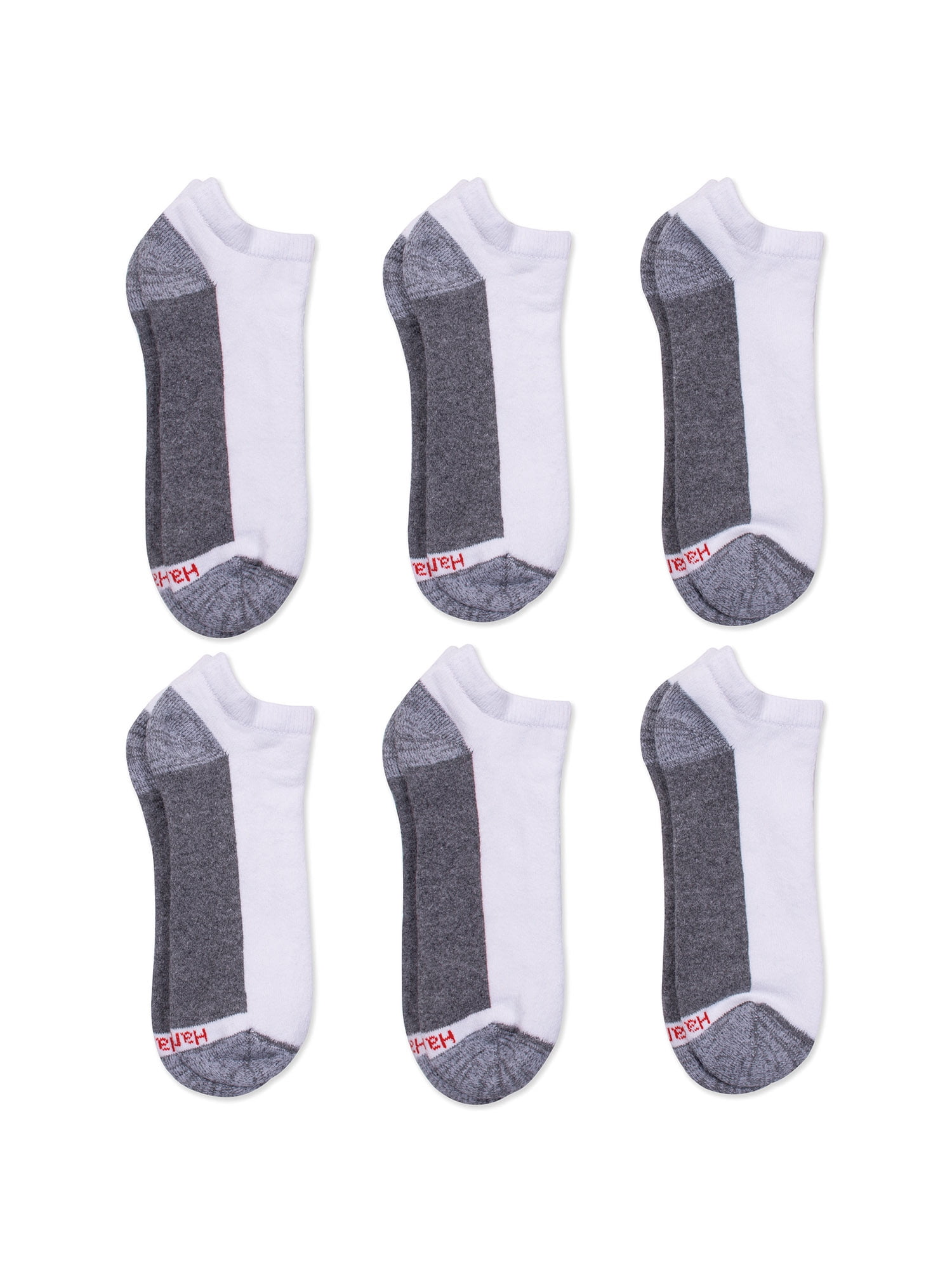 Hanes - Hanes Men's Big & Tall Max Cushion Comfort Top Low Cut Socks 6 ...