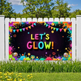 thumbnail image 4 of Neon Design Glow Banner Colorful Decoration Let's Glow Festival Sign for Party Celebration Event, 4 of 9