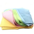 thumbnail image 2 of Microfiber Glasses Cleaning Cloth Cleaning Spectacles Sunglasses Camera Lens Clean Cloth 100pcs, 2 of 13