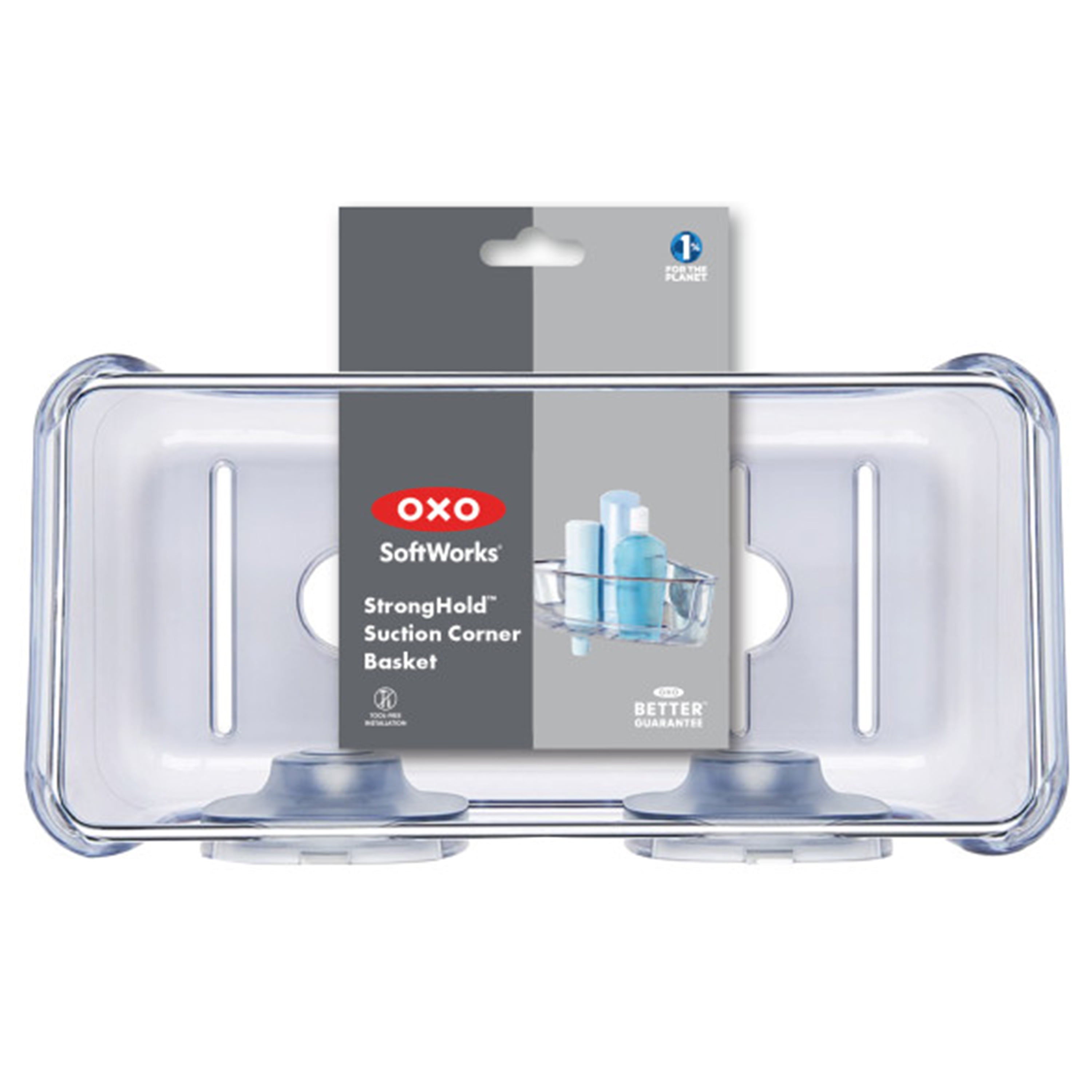OXO SoftWorks StrongHold Suction Large Basket