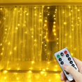thumbnail image 3 of Guirnalda de luces LED de 8 modos y 6 m para decoración de dormitorio, fiestas, bodas, Navidad, cortina de luces con USB, luces navideñas para el hogar, 3 of 5