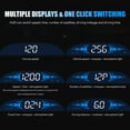 thumbnail image 3 of PENGXIANG G2 Car HUD with Overspeed/Fatigue Driving Warning Alarm and GPS Display Dirving Speed/Distance/Time/Direction/Satellite Car Head Up Display GPS Speedometer Car Digital for Vehic, 3 of 11