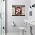 thumbnail image 6 of Pink Pig Canvas Wall Art Cute Funny Piggy Pictures God Says You Are Painting Rustic Farmhouse Wall Decor Modern Framed Prints Artwork Home Bathroom Bedroom Living Room Kitchen Office Decor 16"x12", 6 of 6