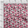 thumbnail image 2 of oneOone Cotton Flex Pink Fabric Abstracts Craft Projects Decor Fabric Printed By The Yard 40 Inch Wide, 2 of 5