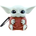thumbnail image 1 of JHIJHOO AirPods Case,Thick Soft Portable Buckle Protective Silicone Skin Cover Case [Front LED Not Visible] Compatible with Apple AirPods Earphone Charging Case 2&1 (Yoda), 1 of 8