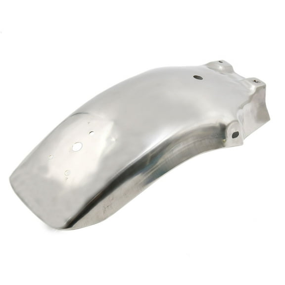 Unique Bargains Stainless Steel Motorcycle Rear Wheel Fender Splash Guard Mudguard for CM