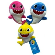 Pinkfong Baby Shark Stuffed Animals and Plush Toys, 3 Piece