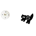 thumbnail image 1 of Reloj de pared,Reloj de pared decorativo,moderno y elegante.,Reloj de pared,Reloj de pared decorativo para baño y dormitorio.,Reloj de pared de gato silencioso y sin tictac,regalo, 1 of 8