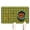 White-836, variant on Dog Food Mat with Buffalo Plaid Print, Absorbent Waterproof Pet Feeding Mats, Non-Slip, Quick Dry, Easy Clean Mat Featuring Rustic Farmhouse and Moroccan Geometric Patterns