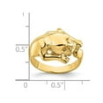thumbnail image 3 of Bague Chat Jungle Polie en Or Jaune 14K, 3 of 4