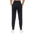 thumbnail image 3 of Joggers para mujer THE GYM PEOPLE negros, corte tapered con bolsillos, 3 of 6