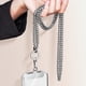 thumbnail image 4 of Inteprter Elegante cordón para teléfono, seguro y con cordón dorado, accesorio de manos libres para días ajetreados y mujeres, cordón dorado Teléfono y Comunicación Negro, 4 of 6