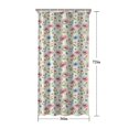 thumbnail image 5 of Pioneer Flower Floral Print Pattern Shower Curtain 36"x72", Bathroom Decorative Shower Curtain Set with 12 Hooks, Waterproof Washable, 5 of 6