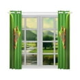 thumbnail image 2 of MYPOP Frog Window Curtain Kitchen Curtain 26x39 inches (Two Piece), 2 of 3