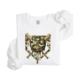 thumbnail image 5 of Camo Baseball Sweatshirt for Men Women & Kids Baseball or Softball Game Day Pullover White Sweatshirt Youth Small, 5 of 8
