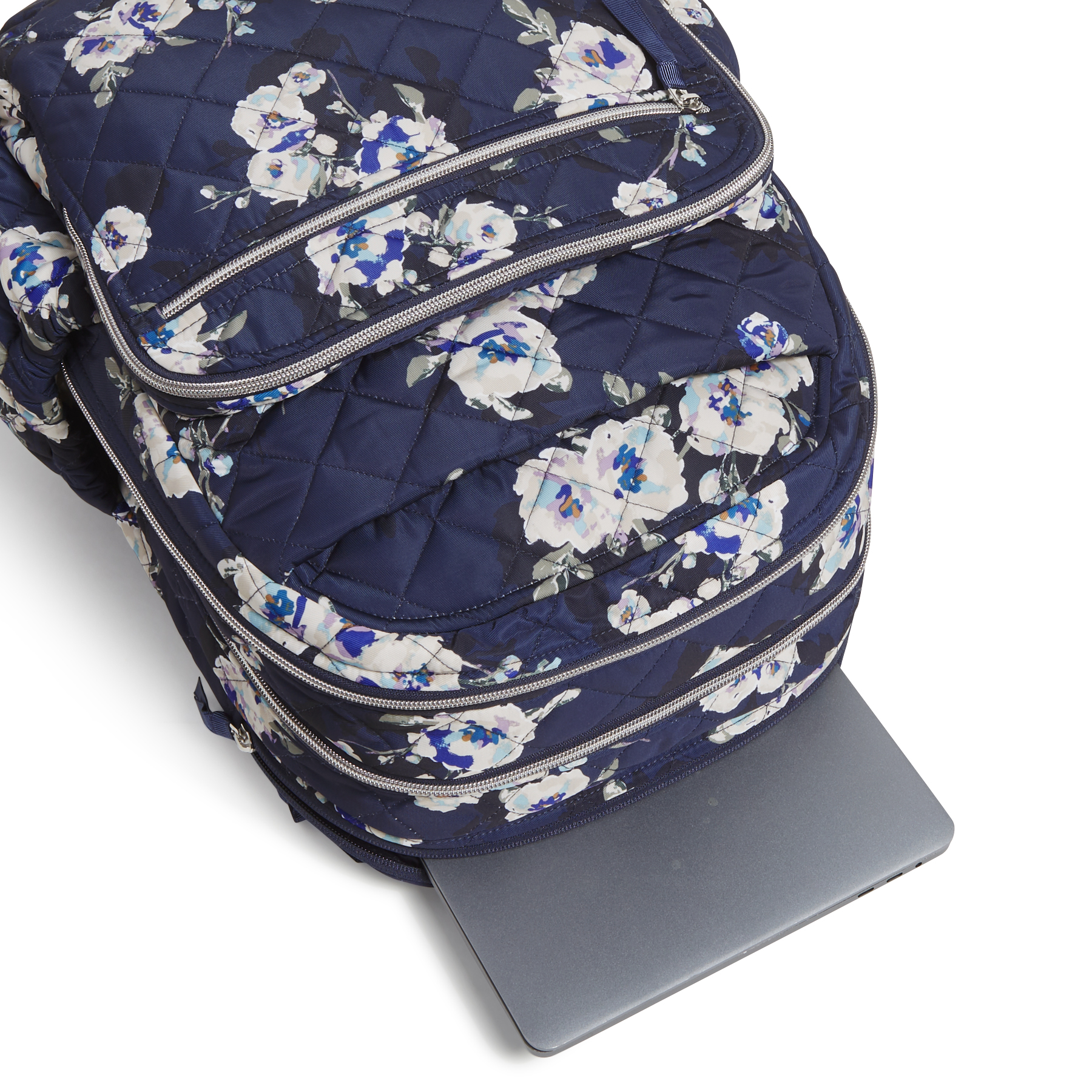 Vera Bradley Blooms & Branches Small Backpack in Performance Twill Vera Bradley Performance Twill Travel Backpack Blooms And  main image 2