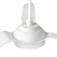 thumbnail image 6 of 60" White Ceiling Fan with Dimmable LED Light and 10 Speed DC Motor for Smart Home, 6 of 9