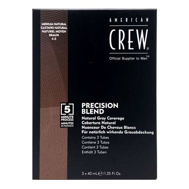 American Crew Precision Blend Medium Natural 1.35 fl oz, 3 Ct - Walmart ...