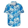 thumbnail image 4 of AHTJRT Stylish Men's Camouflage Print Button Down Short Sleeve Shirt Multicolor S, 4 of 5