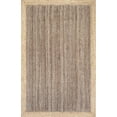 thumbnail image 2 of 4x6 Ft Gray Jute Area Rug, Hand-Woven, Farmhouse Boho Style, Durable & Pet-Friendly Rug for Living Room, Dining Room, and Bedroom, 2 of 5